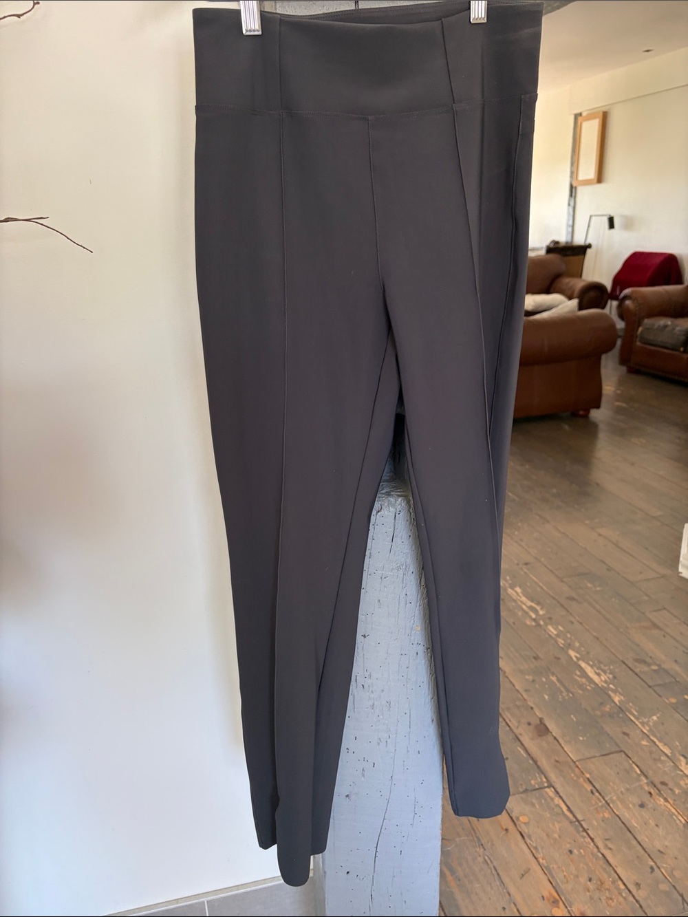Women’s Black Stretch Ponte Pants - Sleek Tailored Fit BY Epoque Levolution